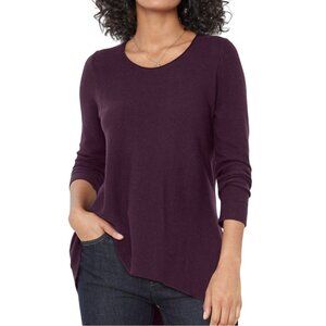 Eileen Fisher Organic Cotton Silk Scoop Neck Oversized Sweater Tunic Size M